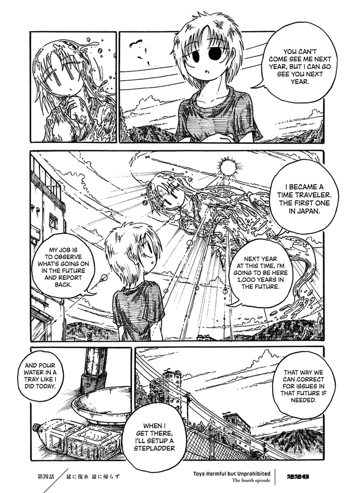 To the Tray, Spilt Water. To the Tray, Not Returning. (Water in the Past) page 6