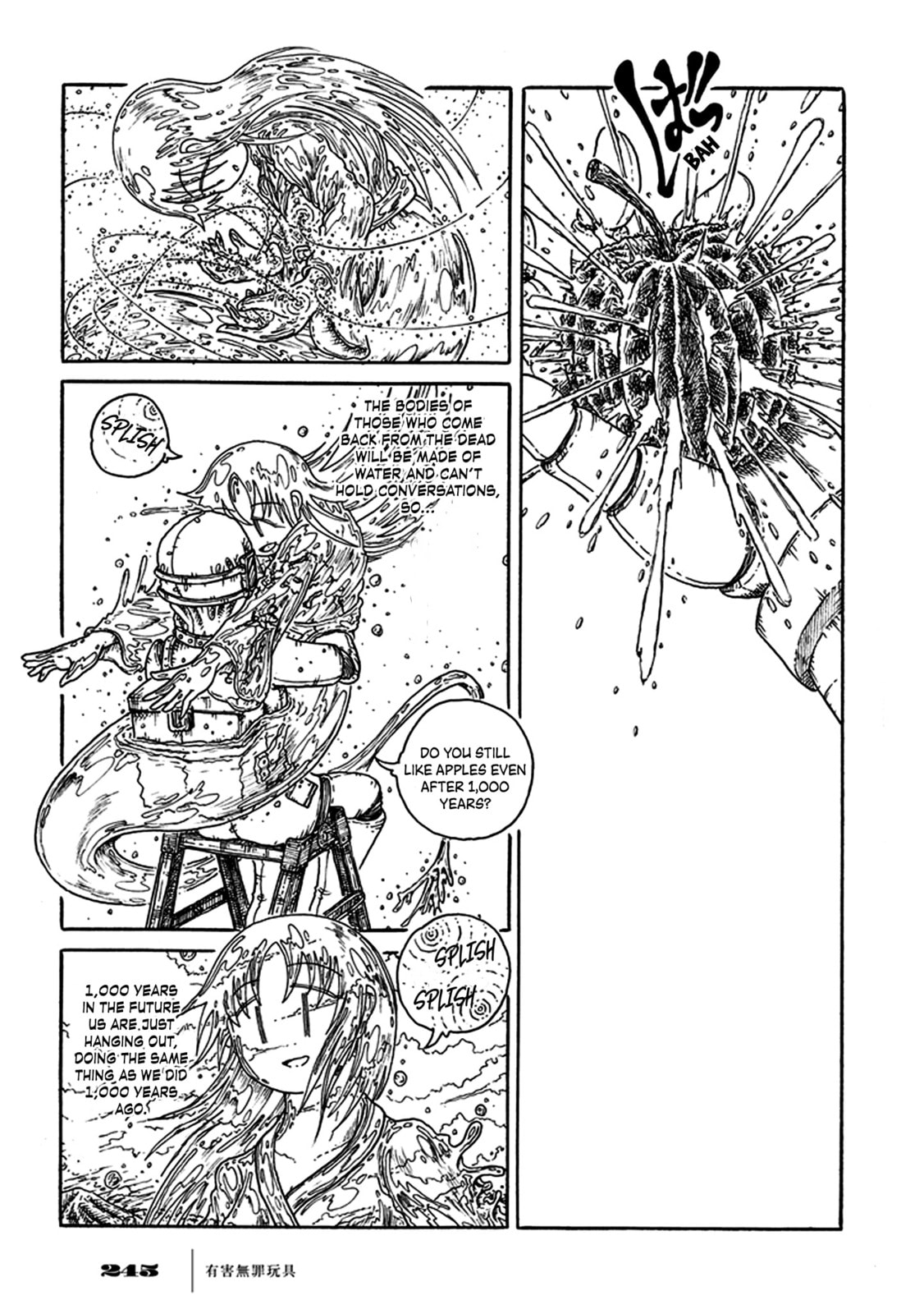 To the Tray, Spilt Water. To the Tray, Not Returning. (Water in the Past) page 25