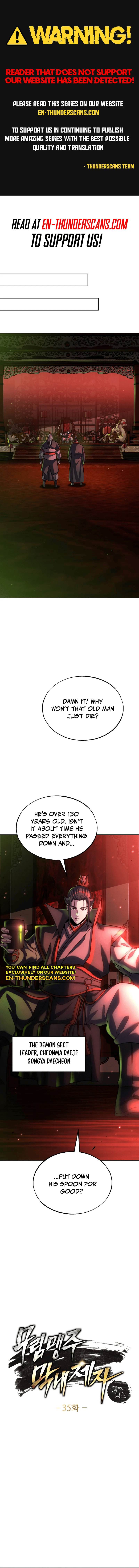 The Youngest Disciple of the Martial Arts Leader – Chapter 35 page 0