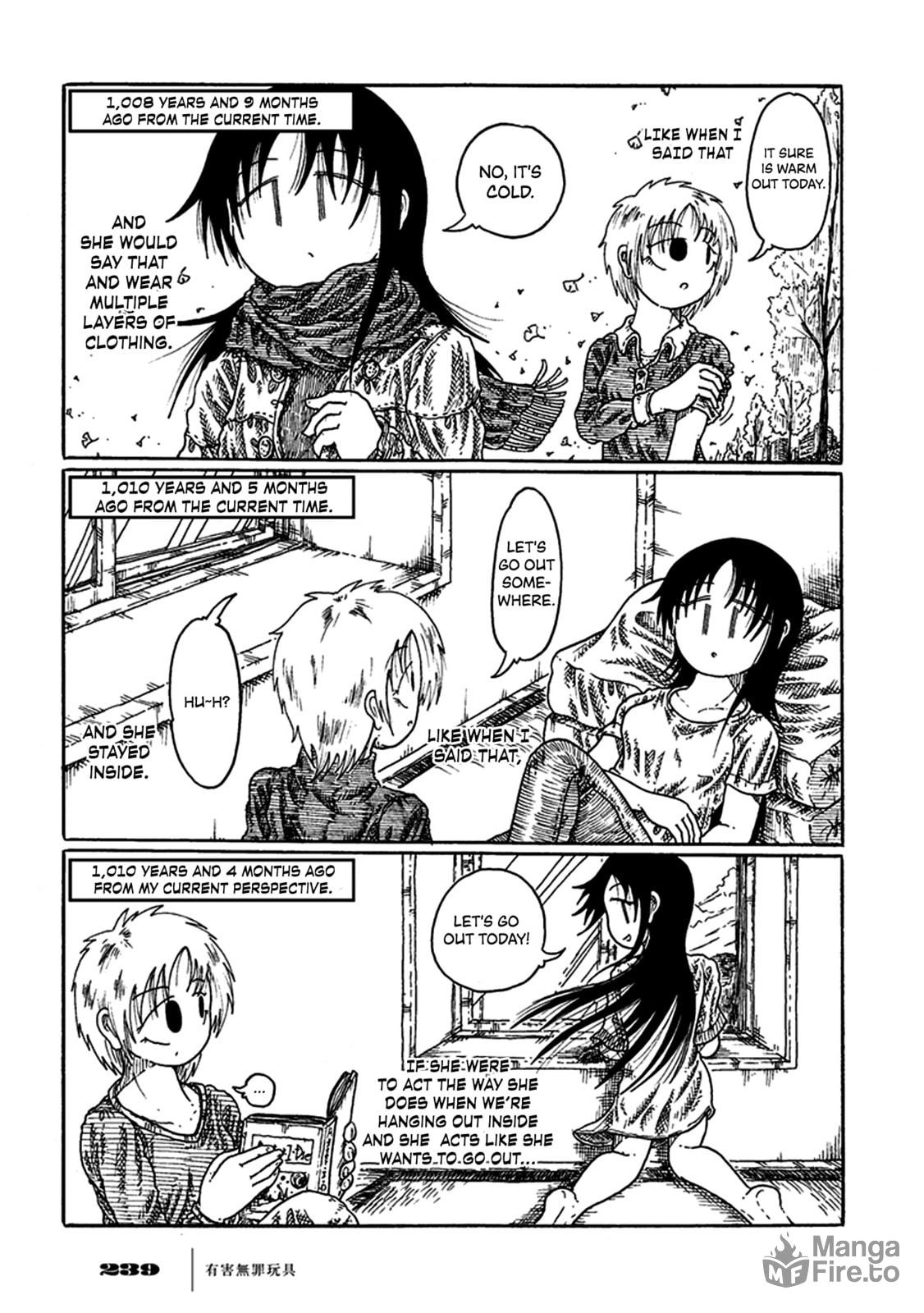 To the Tray, Spilt Water. To the Tray, Not Returning. (Water in the Past) page 19