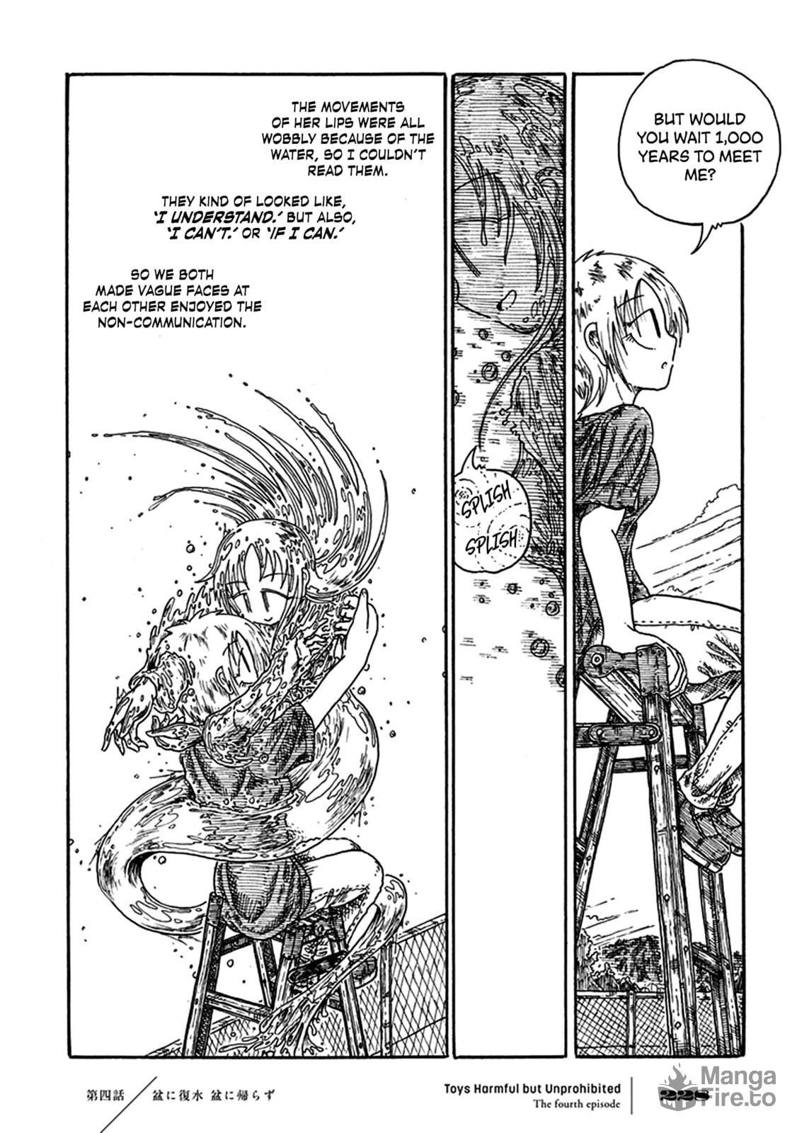 To the Tray, Spilt Water. To the Tray, Not Returning. (Water in the Past) page 8