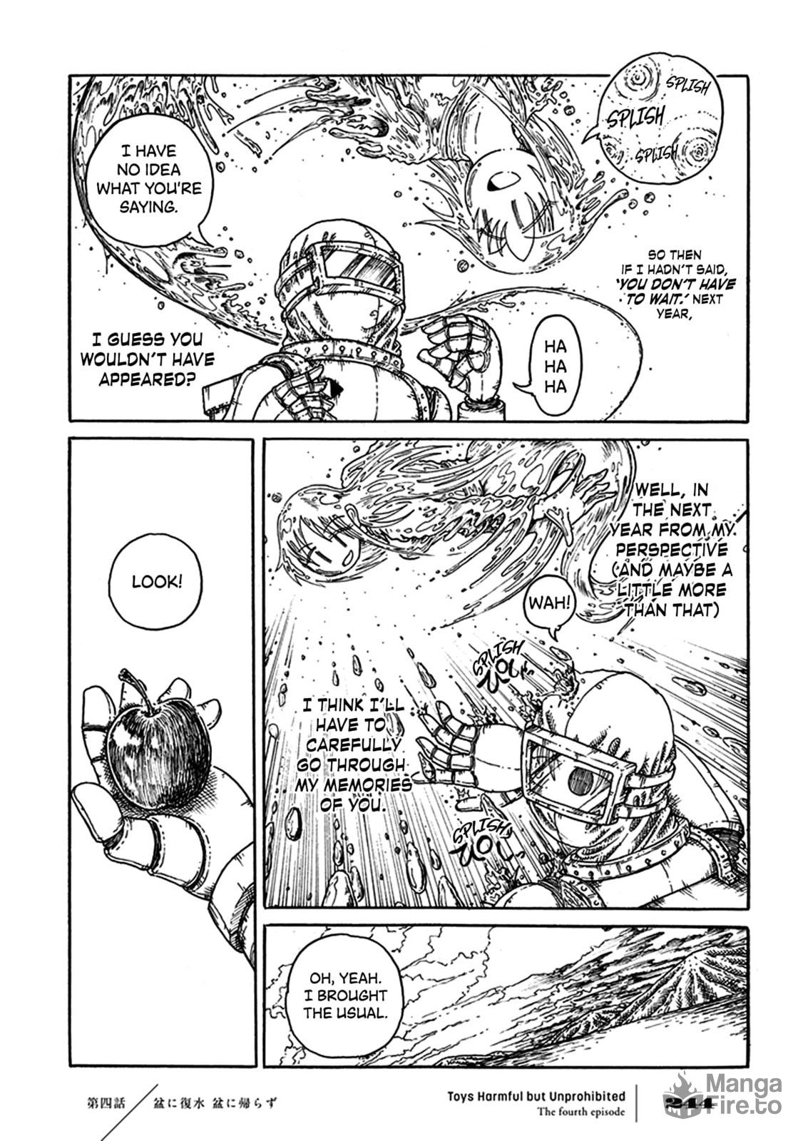 To the Tray, Spilt Water. To the Tray, Not Returning. (Water in the Past) page 24