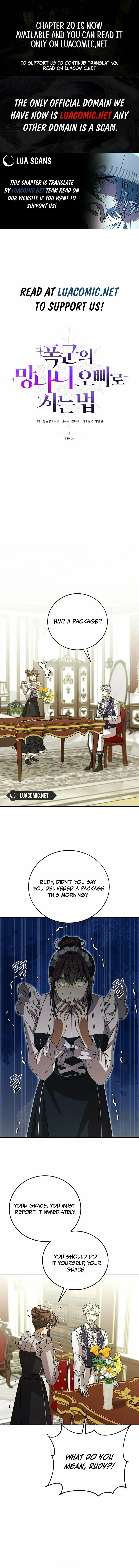 How to Live as a Tyrant's Spoiled Brat – Chapter 8 page 0
